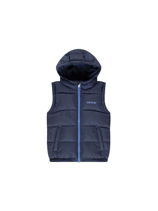 Levi's Kinderjacke Ärmellos mit Kapuze Marineblau