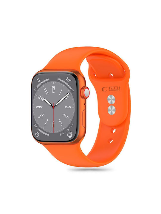 Tech-Protect Strap Silicone Orange (Galaxy Watch UltraApple Watch 42/44/45mmHuawei Watch 4)