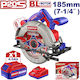 Emtop Kreissäge Brushless 20V 1x4Ah
