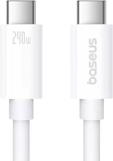 Baseus Superior 2 USB 4 Video Cable USB-C Male - USB-C 240W PD White 1.8m P10365200211-05