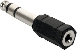 Powertech CAB-J018 6.3mm male σε 3.5mm female 5τμχ