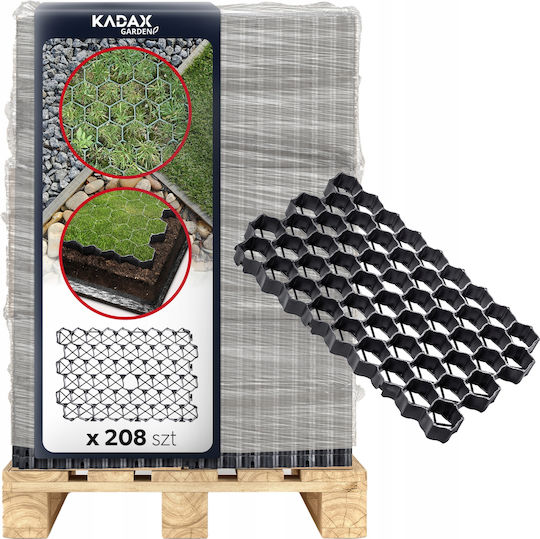 Kadax Bordură de Grădină în Culoarea Negru 40x60cm