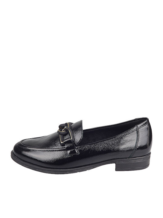 Λουστρίνι Γυναικεία Loafers σε Μαύρο Χρώμα
