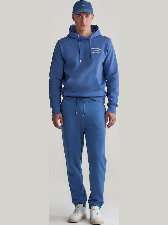 Sweatpants with Elastic Vintage Blue