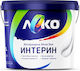 Leko Inter-in Interior Paint White Wet Scrub Wa...