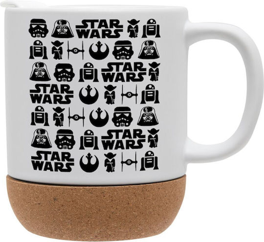 Koupakoupa Star Wars Pattern Becher Keramik mit Deckel 330ml