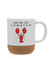 Koupakoupa Friends You're My Lobster Becher Keramik mit Deckel 330ml