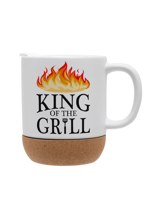 Koupakoupa King Grill Cană Ceramică cu Capac 330ml