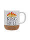 Koupakoupa King Grill Cană Ceramică cu Capac 330ml
