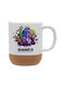 Koupakoupa Rainbow Friends Becher Keramik mit Deckel Mehrfarbig 330ml