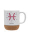 Koupakoupa Zodiac Pisces Mug Ceramic with Lid 330ml