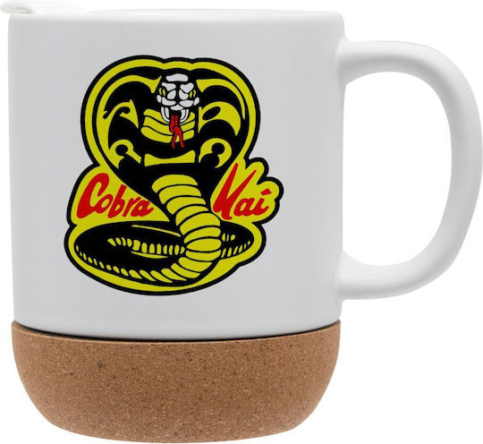 Koupakoupa Cobra Kai Yellow Mug Ceramic with Lid Yellow 330ml