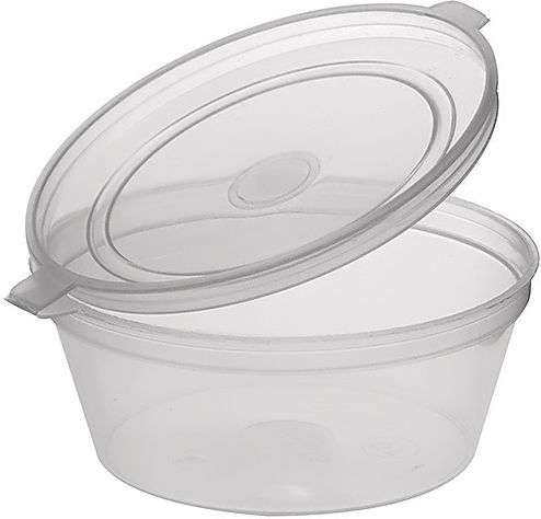 THalassinos Pungă de plastic de unică folosință cu Capac Integrat și Capacitate 180ml 50buc