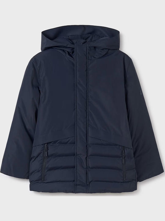 Mayoral Παιδικό Casual Μπουφάν με Κουκούλα Navy