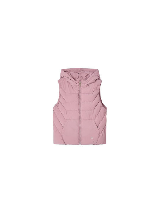 Mayoral Kids Casual Jacket Sleeveless Pink