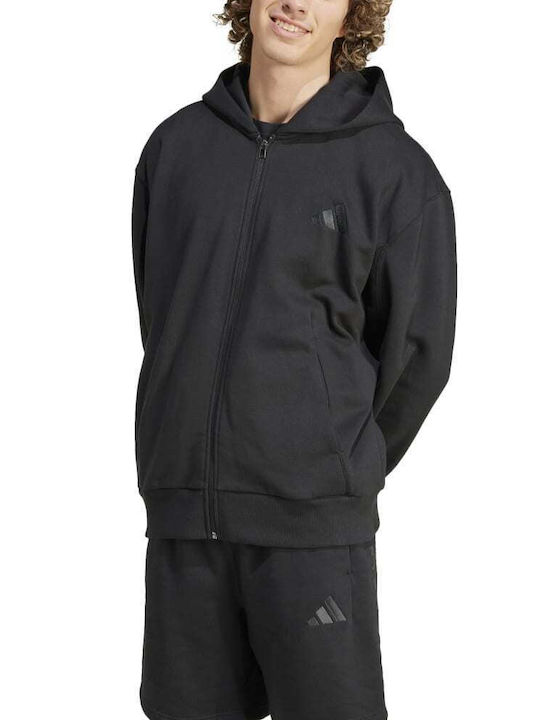 Adidas Herren Sweatshirt Jacke black