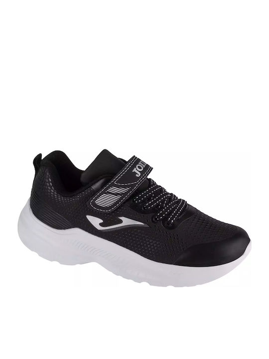 Horizon Jr Παιδικά Sneakers με Σκρατς Μαύρα