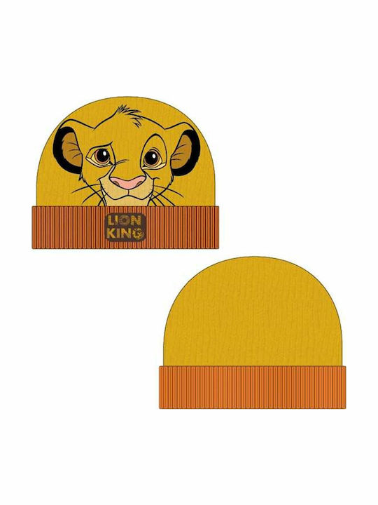 Lion King Kinder Mütze Gestrickt Gelb
