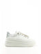 Ligglo Damen Sneakers White / Silver