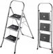 Kadax Leiter Aluminium mit 3 Stufen