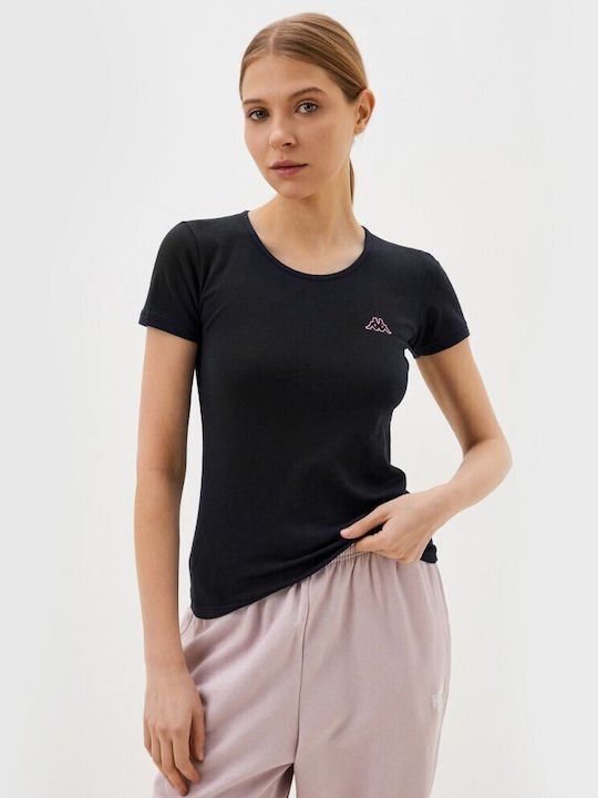 Kappa Damen T-shirt Black