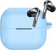 Techsuit Hülle Silikon in Blau Farbe für Samsung Galaxy Buds 3 / 3 FE / 3 Pro