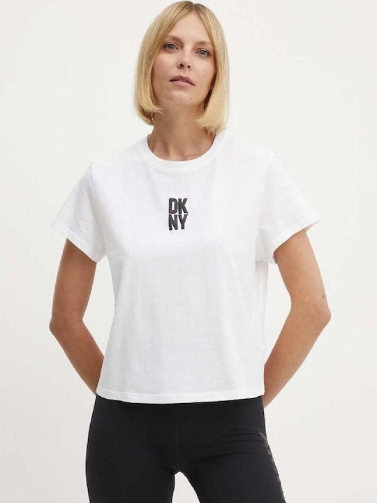 DKNY Damen T-shirt White