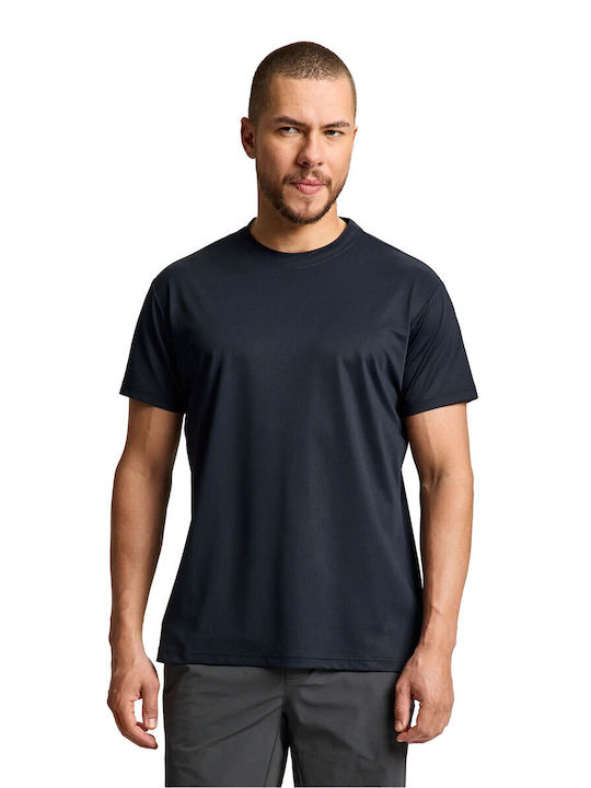 Slam Men's Athletic T-shirt Short Sleeve Black