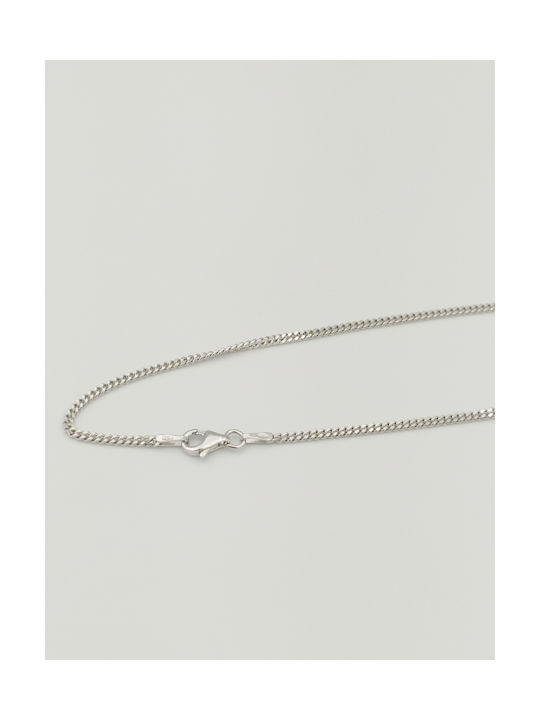 Silver Chain Neck Length 60cm