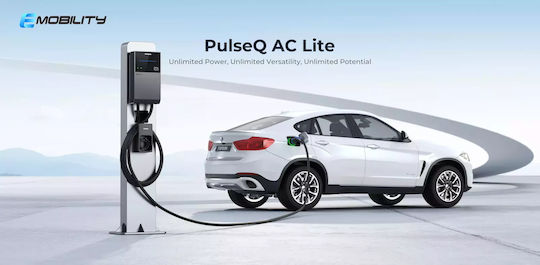 Topdon PULSEQ AC LITE Επιτοίχιος Μονοφασικός Σταθμός Φόρτισης 7kW με Ενσωματωμένο Καλώδιο Type 2 (LITECABLE7)