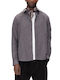 York Long-sleeved Cotton Shirt Grey