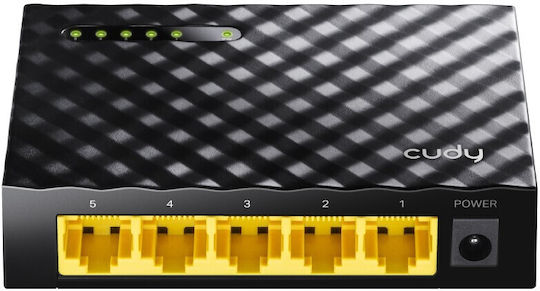 Cudy GS105D v1 Unmanaged L2 Switch με 5 Θύρες Gigabit (1Gbps) Ethernet