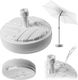 Kadax Stand de umbrelă din Plastic Alb 39x39cm