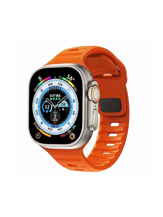 Orso Каишка Силикон Оранжев (Apple Watch 44/45/46mm/Ultra 49mm)