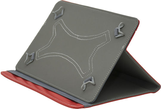 Oem Θήκη Universal Tablet 9'' Γατζάκια Κόκκινη