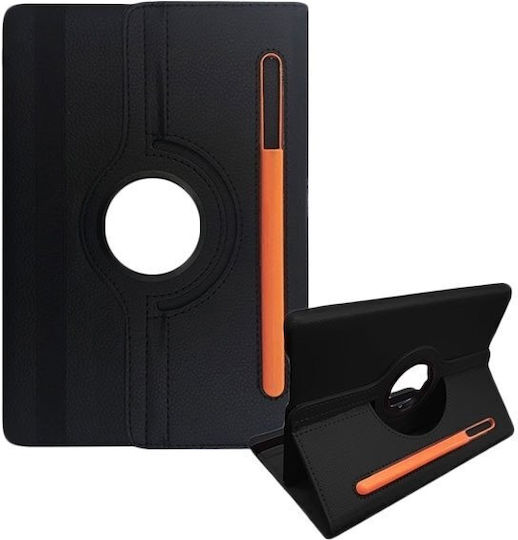 Rotating 360 Stand Tablet Case Pen Socket Samsung T870 T875 X700 Galaxy Tab S7 S8 11" Μαύρο