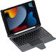 Nillkin Bumper Combo Flip Cover με Πληκτρολόγιο Μαύρη (iPad 2019/2020/2021 10.2'')