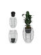 Kadax Planter Metal Gray