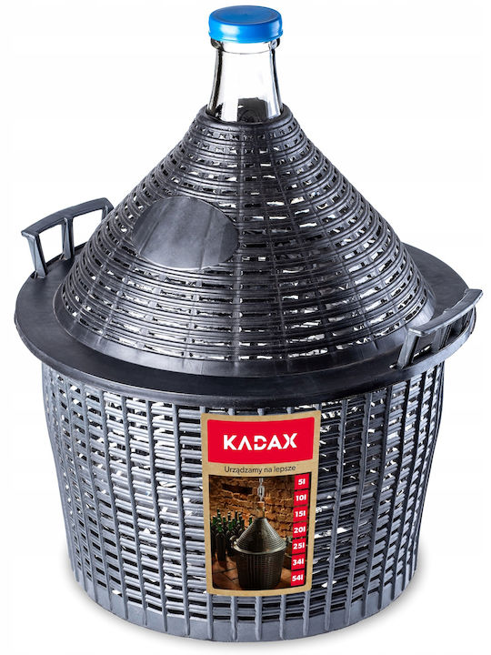 Kadax Γυάλινη Καράφα Σερβιρίσματος Κρασιού με Πώμα Γκρι Kadax Γυάλινη Καράφα Σερβιρίσματος Κρασιού με Πώμα Γκρι