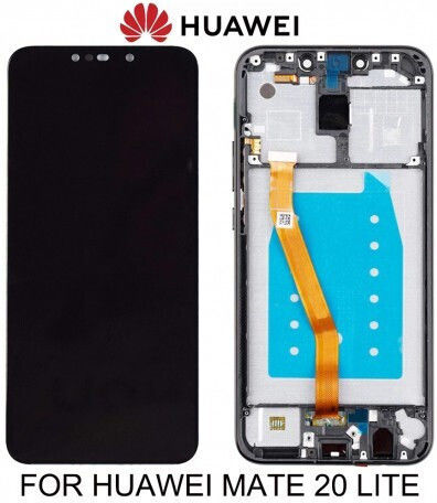Οθόνη με Μηχανισμό Αφής για Huawei Mate 20 Lite (Μαύρο)
