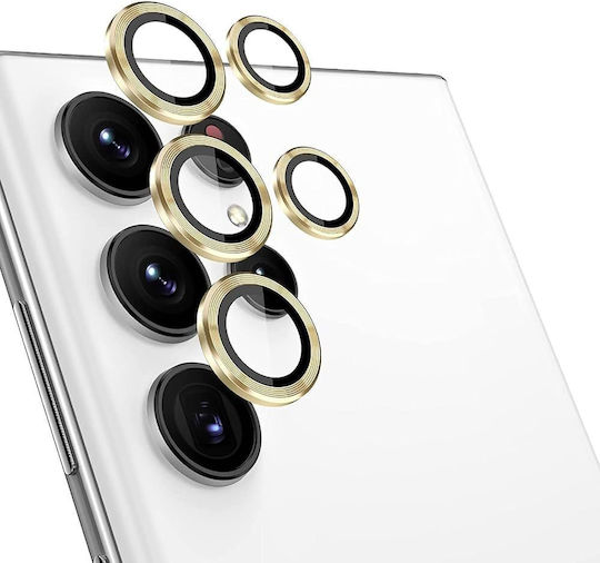 Προστασία Κάμερας Tempered Glass Χρυσό για το Galaxy S23 Ultra