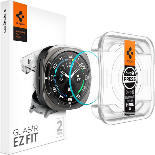 Spigen EZ Fit Tempered Glass για το Galaxy Watch Ultra 47mm 2τμχ AGL08349