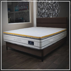 Como Felt & Wadding Producers Chamomile Mattress Topper Super King Size Removable Cover 160x200x4cm