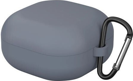 Thd Θήκη Σιλικόνης με Γάντζο σε Γκρι χρώμα για Galaxy Buds Pro