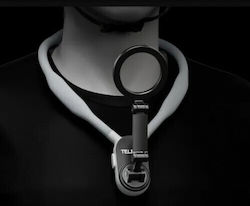 Neck Mount System Telesin Medium Model 20 Cm Diameter Magnetic Attachment Compatible Iphone 15 Iphone 14 Iphone 13 Gray