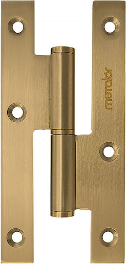 Γαλλικό Ορειχάλκινο N 100x56mm Ματ Χρυσό 100-3010 Metalor