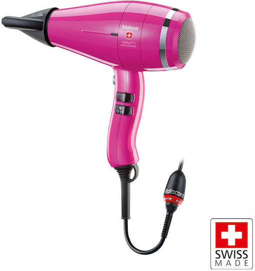 Valera Vanity Hi-Power Ionic Επαγγελματικό Πιστολάκι Μαλλιών Turbo 2400W Hot Pink