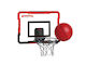 Aria Trade Over Door Basketball Hoop with Ball Με Δίχτυ, Ψηφιακή Οθόνη Για Σκορ Και Ρυθμιζόμενο Ύψος 97-170 Cm