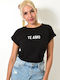 First Woman Damen T-shirt Black