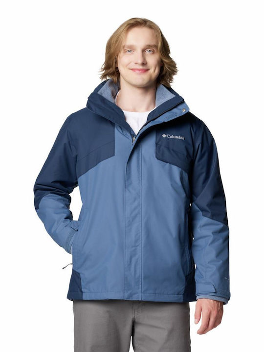 Columbia Bugaboo Iii 3 in 1 Men's Winter Jacket Waterproof Dark Mountain, Collegiate Navy